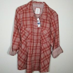 Style & CO Women's Button Down Collared Shirt